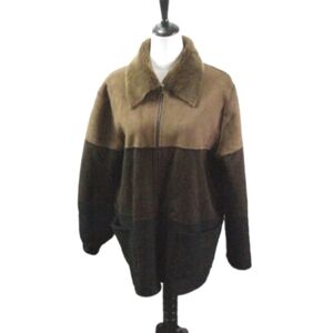 Penningtons Tri-Color Reversible Winter Jacket Size X